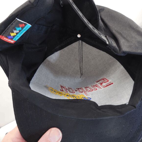 Vintage Snap-On Motorsports Snapback Hat Adjustable Rare Rope Black Swingster - Picture 7 of 8